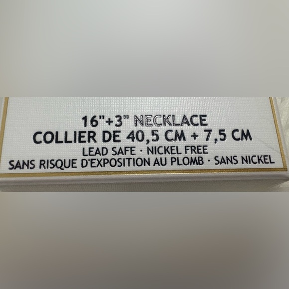 New in Box House of Harlow Gold-Tone Link Necklace - Picture 3 of 3